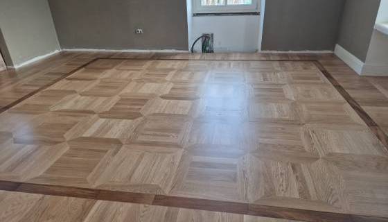 Posa parquet mosaico a Brescia